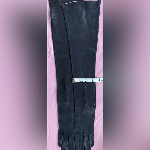 Vintage Italian leather opéra gloves - Picture 2 of 7
